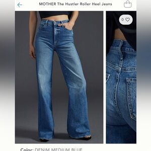 Mother The Hustler Roller Heel Raw Hem Jeans | Anthropologie Jeans